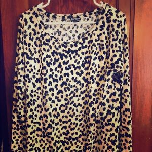 Leopard Print Dress Shirt